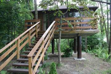 Фото номера Шале с одной спальней Шале Porumbacu Treehouse г. Порумбаку-де-Сус 77